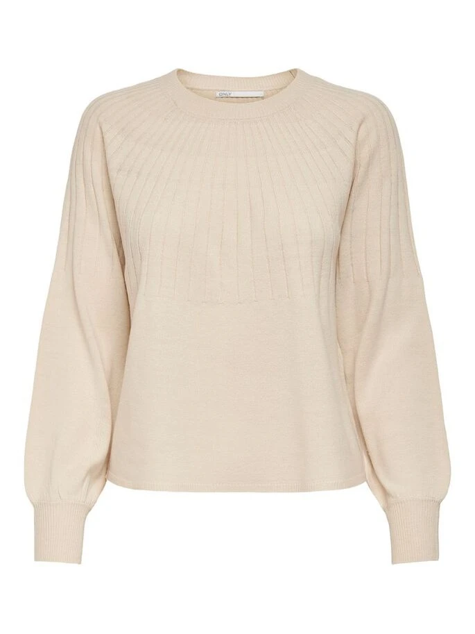 Пуловер ONLAMALIA L/S PULLOVER CC KNT 15219325 Pumice Stone ONLY L Бежевий — фото 3