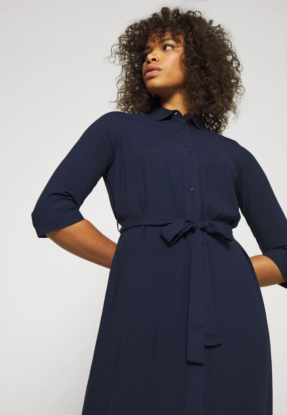 Сукня ONLNOVA LIFE 3/4 LONG SHIRT DRESS AOP 15221147 Night Sky ONLY XS Темно-синій — фото 4