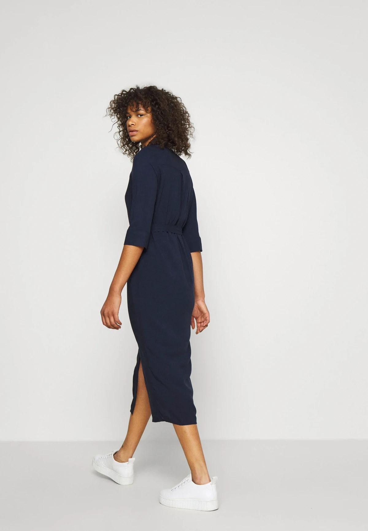 Сукня ONLNOVA LIFE 3/4 LONG SHIRT DRESS AOP 15221147 Night Sky ONLY XS Темно-синій — фото 5