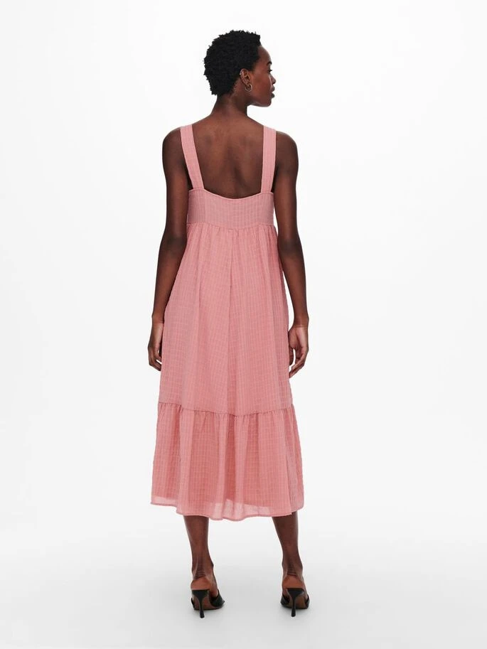 Сукня ONLFELISA STRAP MIDI DRESS WVN 15230957-Dusty Rose ONLY L Розовий — фото 4