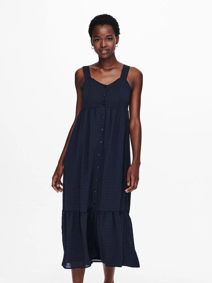 Сукня ONLFELISA STRAP MIDI DRESS WVN 15230957-Night Sky ONLY L Темно-синій — фото 3