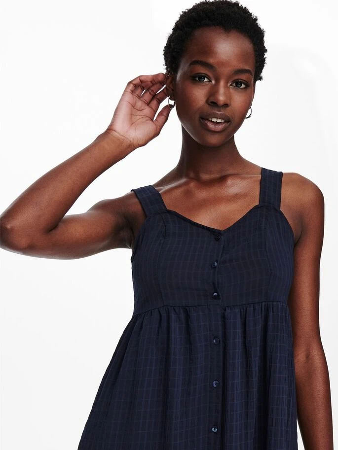 Сукня ONLFELISA STRAP MIDI DRESS WVN 15230957-Night Sky ONLY L Темно-синій — фото 5