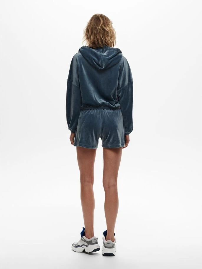 Худі ONLLAYA L/S ZIP HOOD 15231363 Blue Mirage ONLY L Синій — фото 4