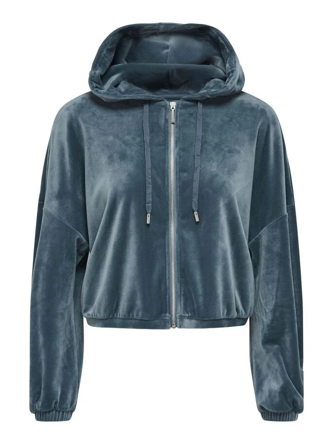 Худі ONLLAYA L/S ZIP HOOD 15231363 Blue Mirage ONLY L Синій — фото 5