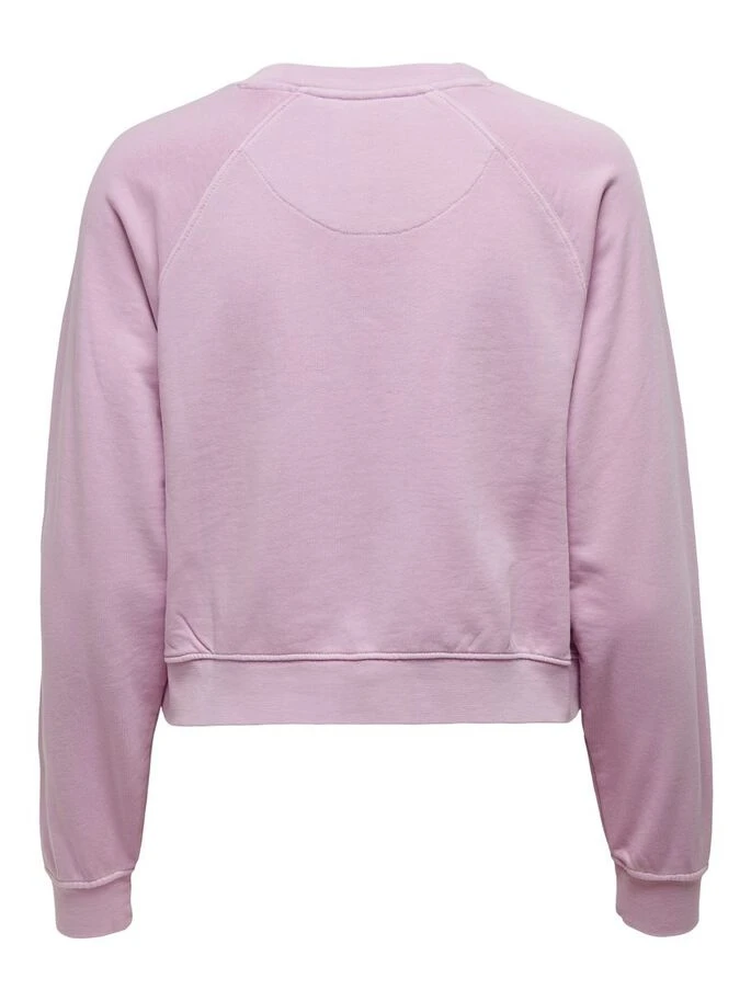 Толстовка ONLSMILEY LIFE L/S SWT 15232823 Orchid Bloom-SMILEY ONLY L Бузковий — фото 6