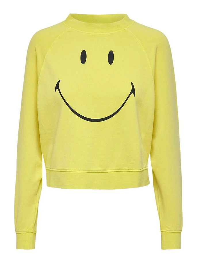 Толстовка ONLSMILEY LIFE L/S SWT 15232823 Sunshine-SMILEY ONLY M Жовтий — фото 6
