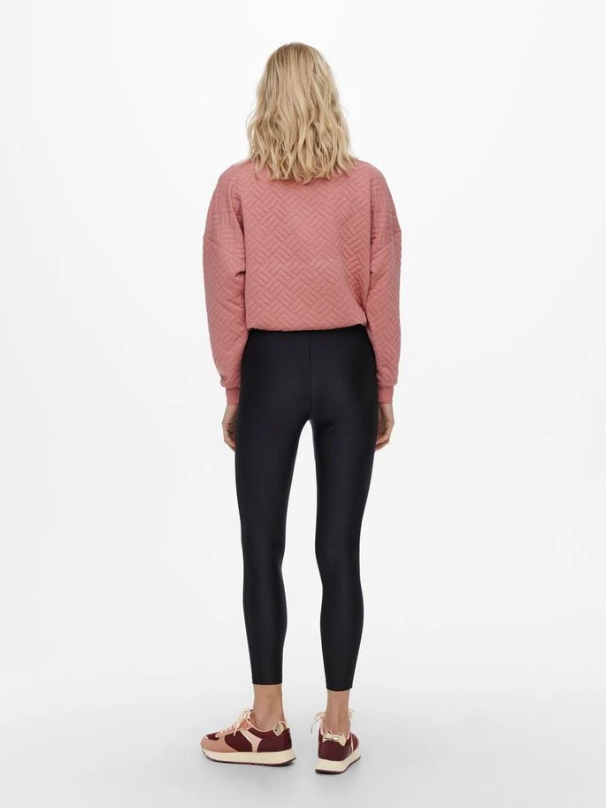 Толстовка ONLSQUARE L/S STRING O-NECK CC SWT 15234269-Ash Rose ONLY L Розовий — фото 4