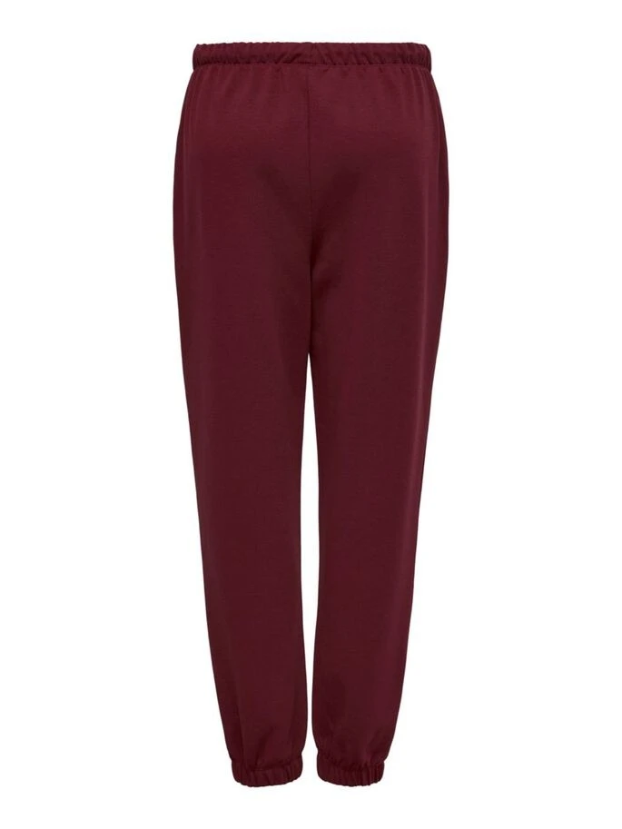 Штани ONLCOLLEGE LIFE PANTS SWT 15235557-Cabernet-Print: PORTLAND ONLY M Бордовий — фото 7