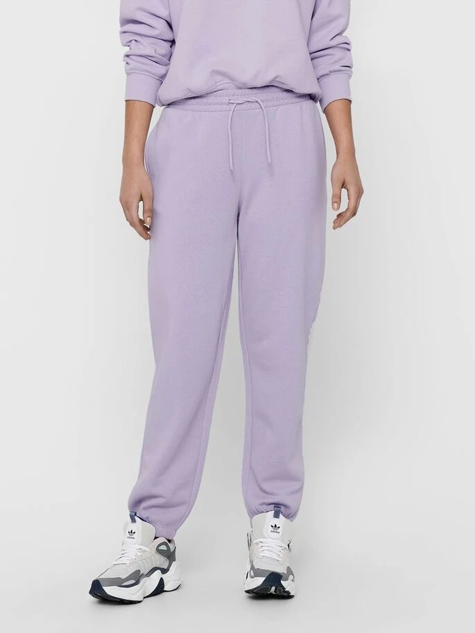 Штани ONLWANTED SWEATPANTS SWT 15235576 Pastel Lilac ONLY M Бузковий — фото 5