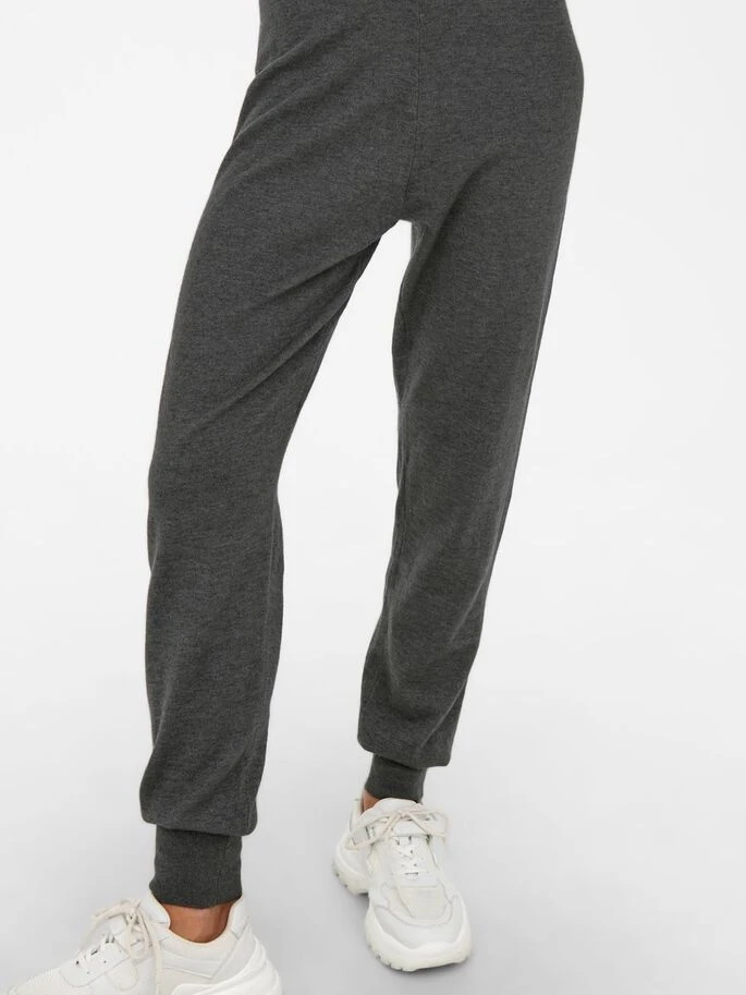Штани ONLYOUNGER PANTS KNT 15238341-Dark Grey Melange ONLY L Темно-сірий — фото 5