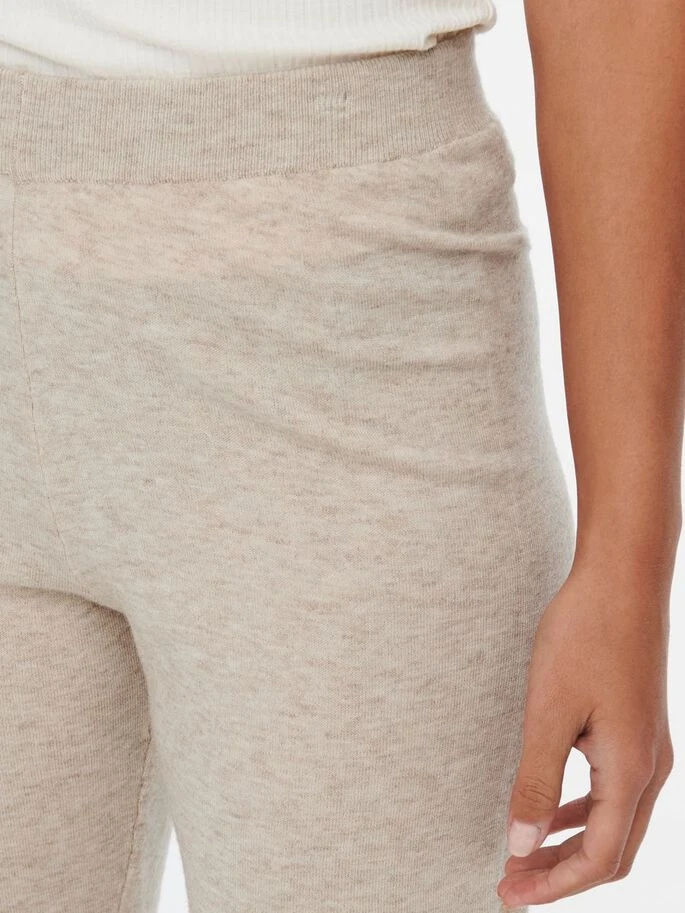 Штани ONLYOUNGER PANTS KNT 15238341-Humus-Detail:W. MELANGE ONLY M Бежевий — фото 5