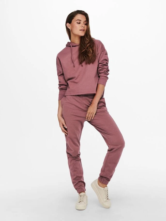 Толстовка ONLDREAMER LIFE L/S HOOD SWT NOOS 15241103 Rose Brown ONLY S Розовий — фото 6