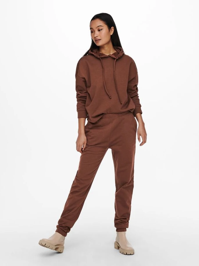 Штани ONLDREAMER LIFE SWEAT PANT SWT NOOS 15241104 Chocolate Fondant ONLY L/30 Коричневий — фото 6
