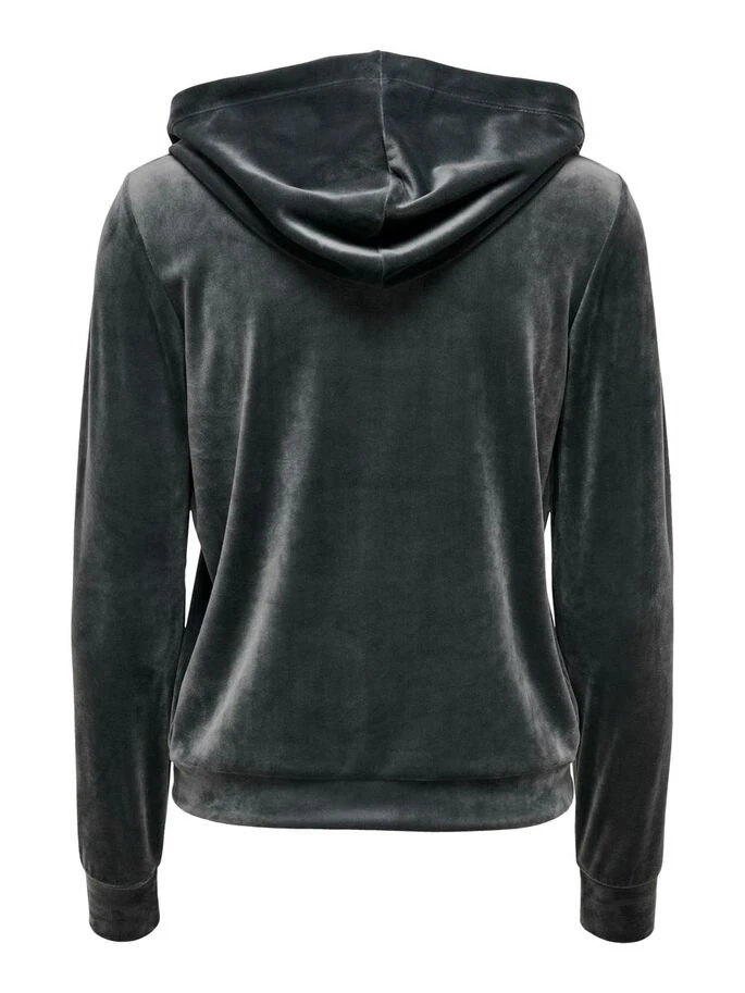 Худі ONLREBEL L/S ZIP HOOD SWT 15241328-Phantom ONLY L Темно-сірий — фото 3