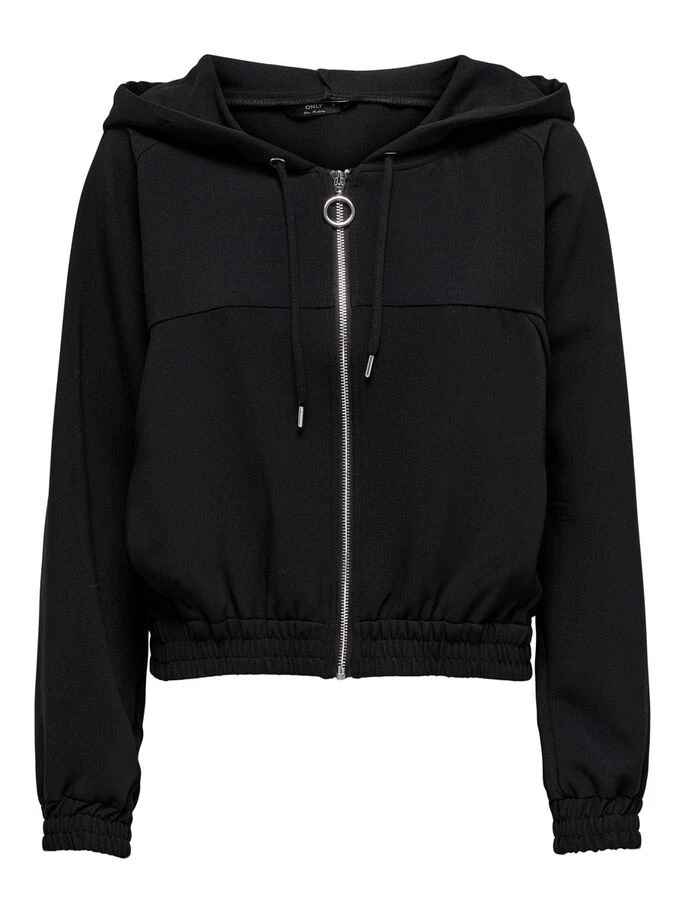 Толстовка ONLMARIYA L/S ZIP HOODIE PNT 15243731-Black ONLY L Чорний — фото 3