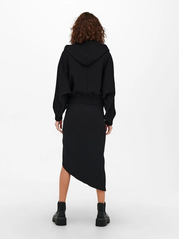 Толстовка ONLMARIYA L/S ZIP HOODIE PNT 15243731-Black ONLY L Чорний — фото 6