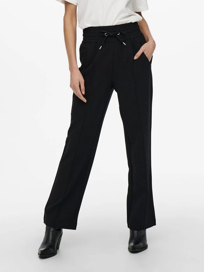 Штани ONLMARIYA X-HW STRAIGHT PULL-UP PNT 15243732-Black ONLY M/32 Чорний — фото 5
