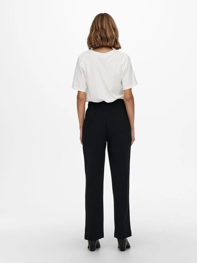 Штани ONLMARIYA X-HW STRAIGHT PULL-UP PNT 15243732-Black ONLY M/32 Чорний — фото 6