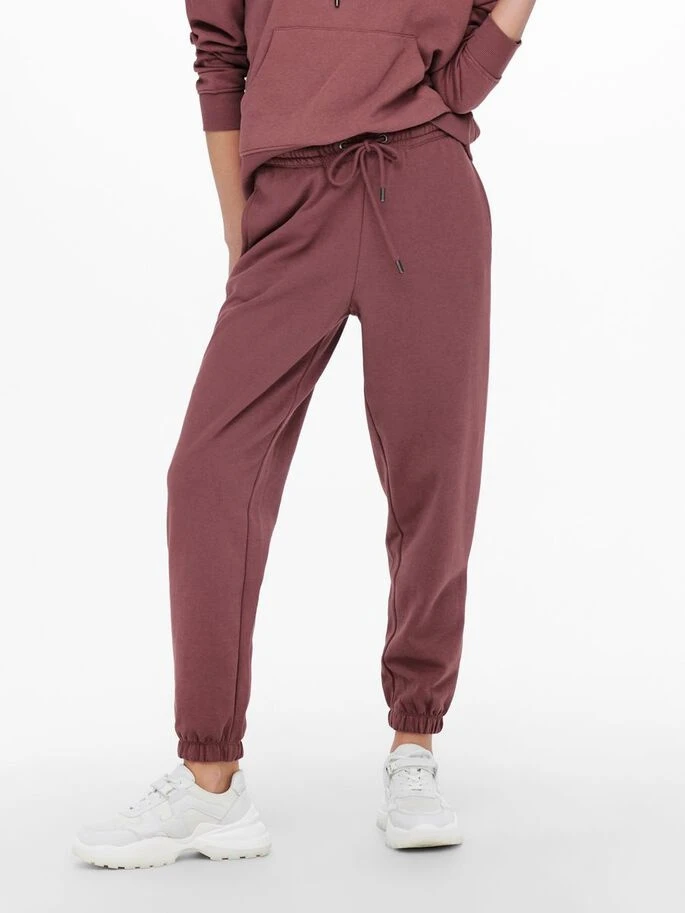 Штани ONLFEEL LIFE NEW PANT NOOS SWT 15243747-Rose Brown ONLY M/32 Розовий — фото 3