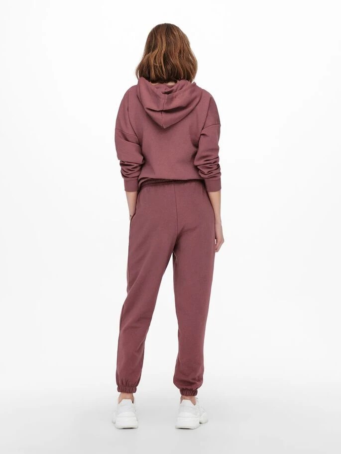 Штани ONLFEEL LIFE NEW PANT NOOS SWT 15243747-Rose Brown ONLY M/32 Розовий — фото 4