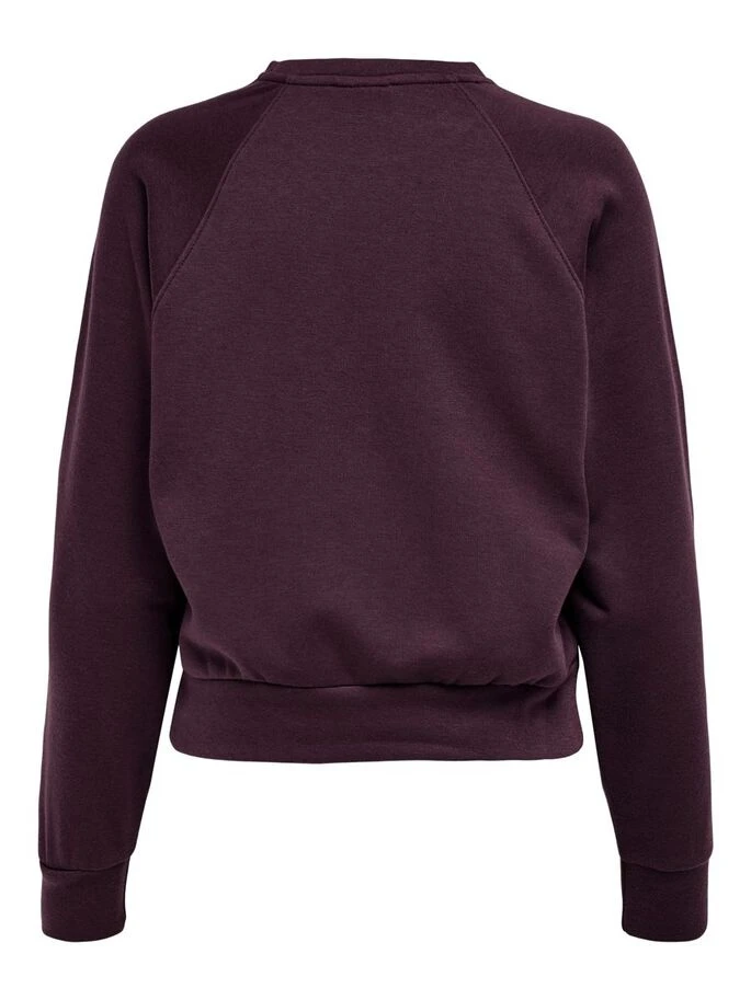 Толстовка ONLLULA L/S RAGLAN SWT 15244345-Winetasting-Print:HERO ONLY XL Бордовий — фото 7