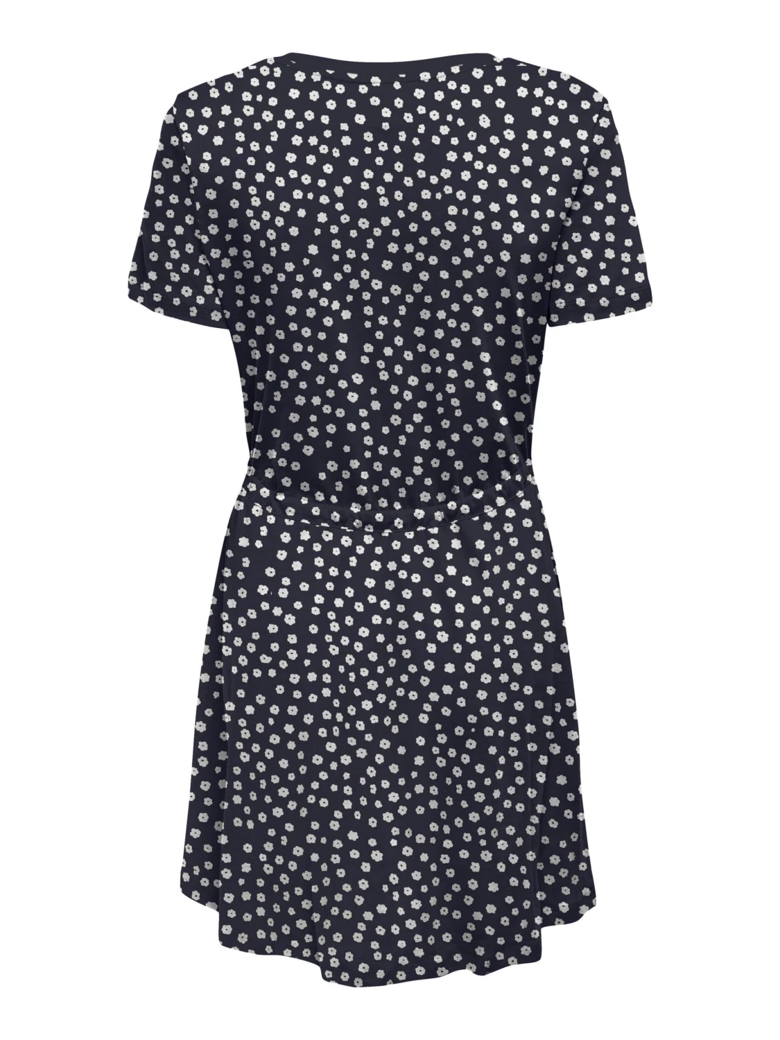 Сукня ONLMAY S/S V-NECK SHORT DRESS JRS NOOS 15286935-Night Sky-AOP:Lea flower ONLY L Темно-синій — фото 8