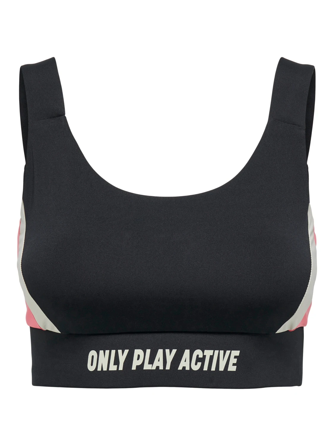 Спортивний бра ONPPERI SPORTS BRA 15287813-Black-Detail:w. Sun Kissed Coral ONLY Play M Чорний — фото 7