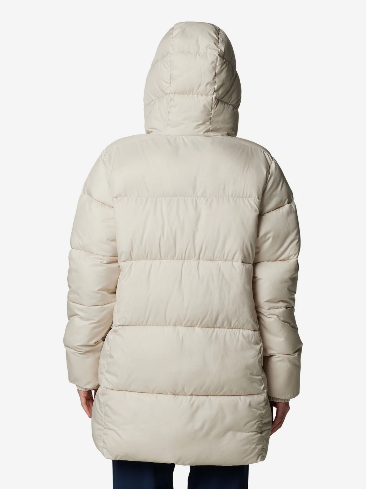 Куртка утеплена Puffect™ II Mid Jacket Hooded 2088471CLB-278 Columbia 2088471CLB-278  Куртка утеплена штучним пухом жіноча Puffect™ II Mid Jacket Hooded бежевий р. (44) Бежевий — фото 4