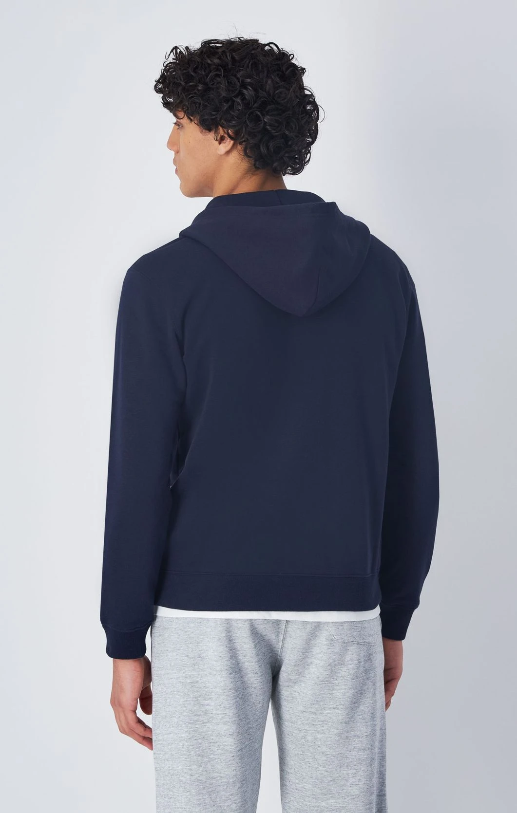 Толстовка hooded full zip sweatshirt 219837-BS501 Champion S Темно-синій — фото 4
