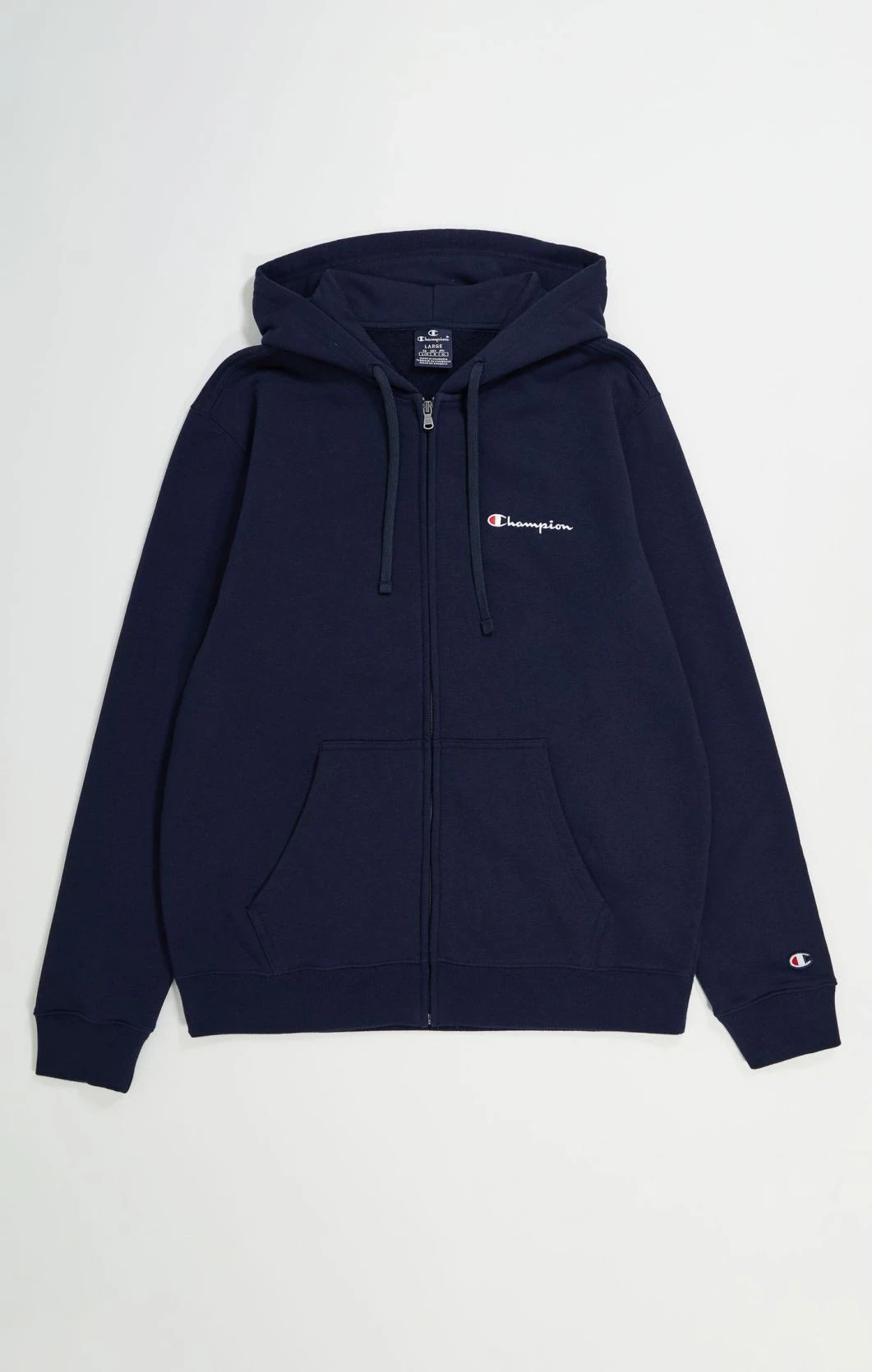 Толстовка hooded full zip sweatshirt 219837-BS501 Champion S Темно-синій — фото 6