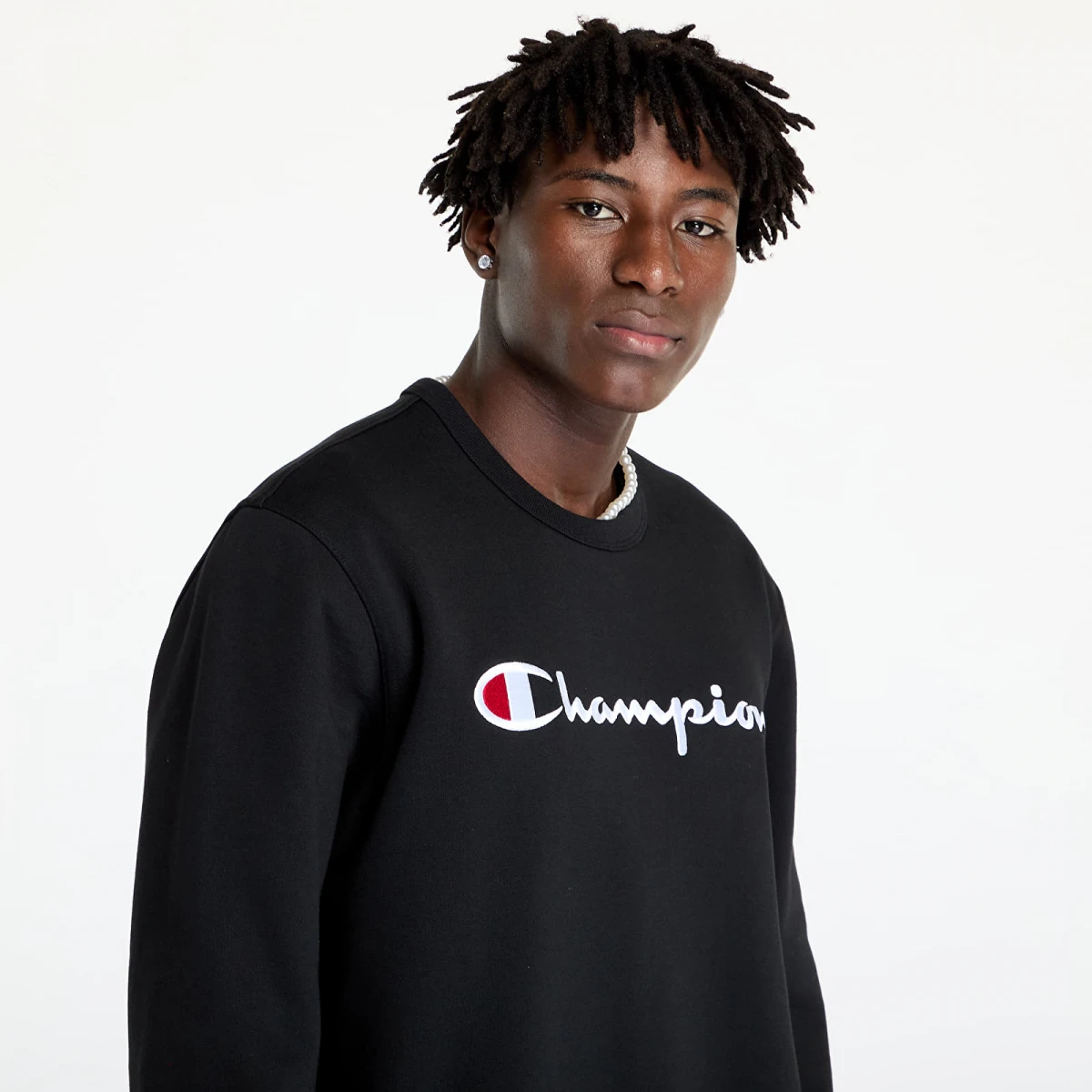 Толстовка CREWNECK SWEATSHIRT 220254-KK001 Champion XL Чорний — фото 5