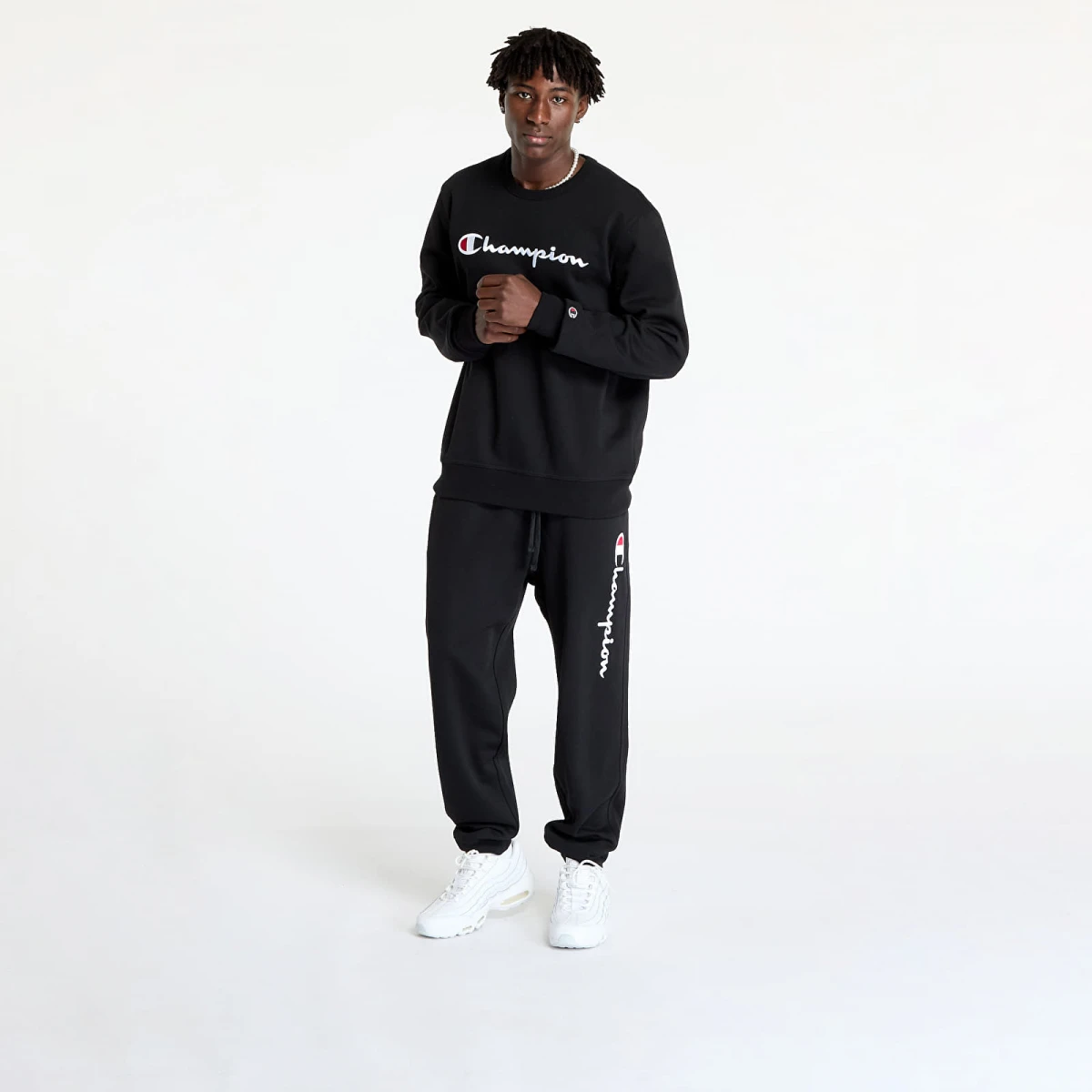 Толстовка CREWNECK SWEATSHIRT 220254-KK001 Champion XL Чорний — фото 6