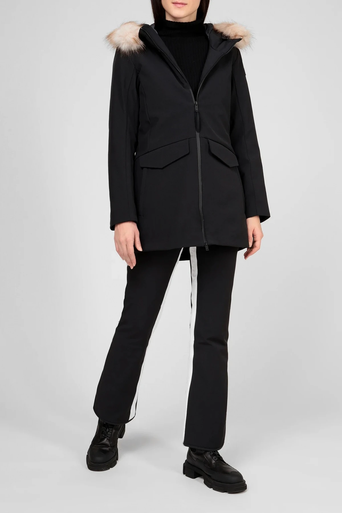 Штани лижнi WOMAN PANT 30W0806-U901 CMP 34 Чорний — фото 6