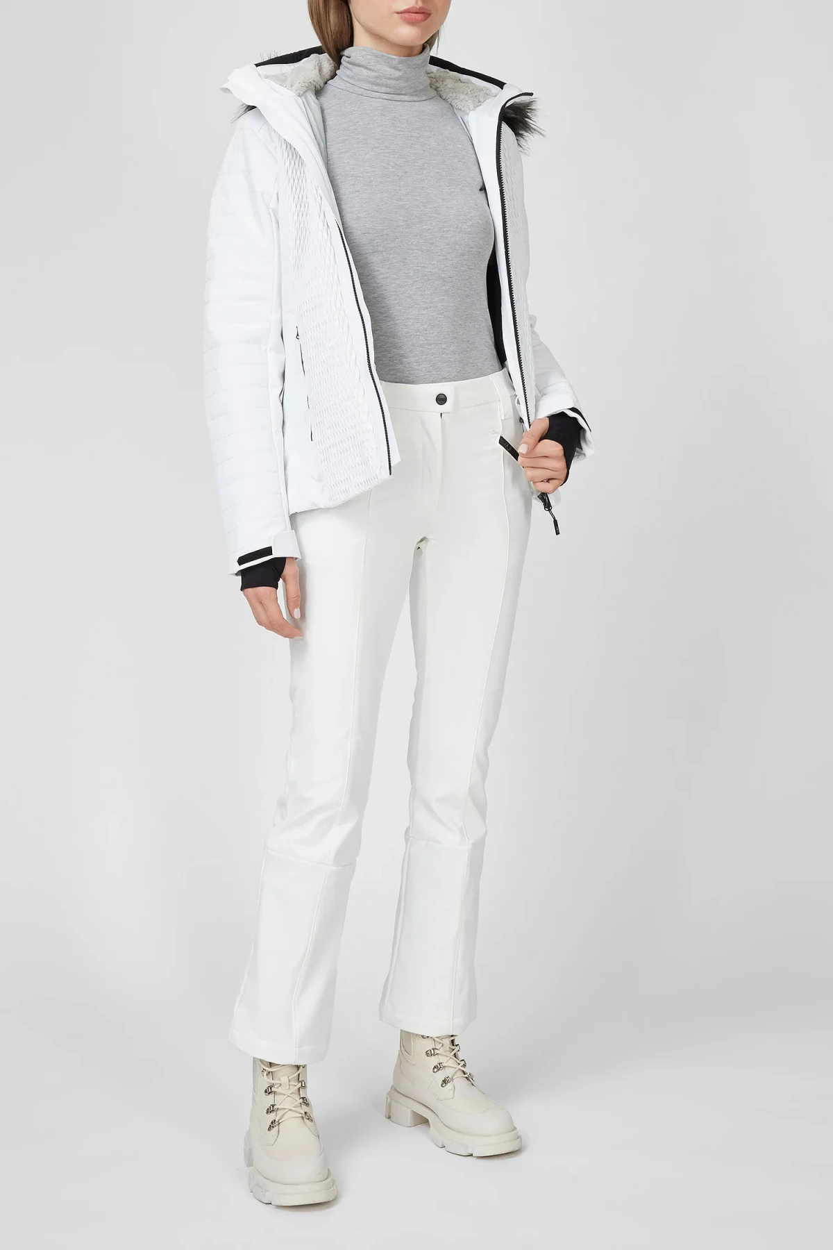 Штани лижні WOMAN PANT 38A1586-A001 CMP 38 Білий — фото 6