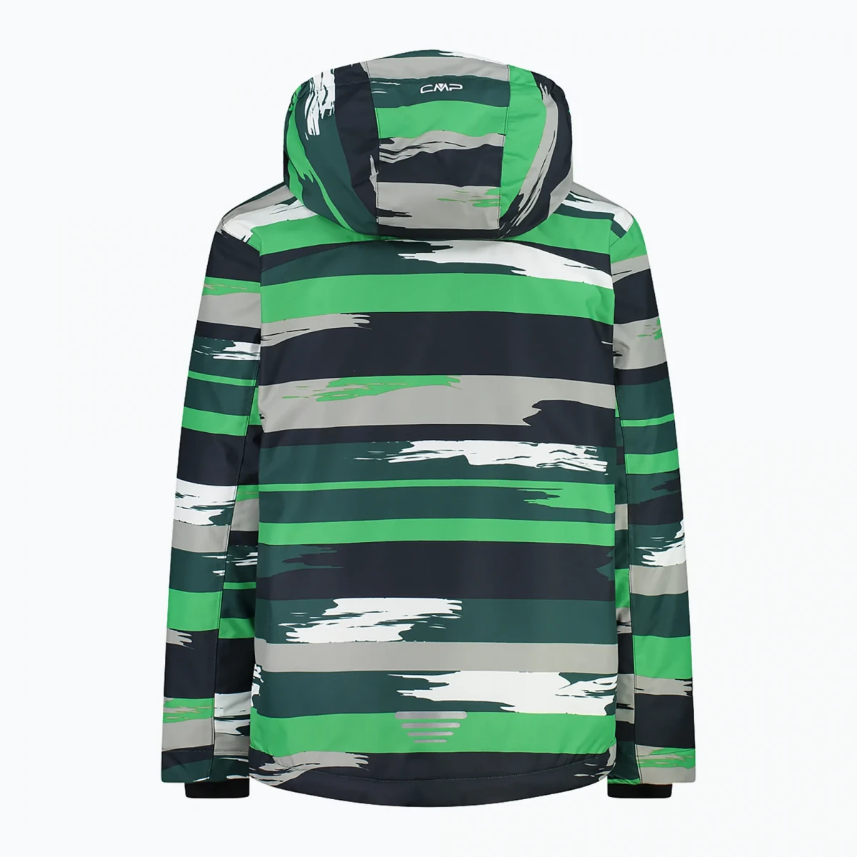 Куртка лижна дитяча JACKET SNAPS HOOD FEEL WARM 39W1924-05ZU CMP 140 Зелений — фото 4
