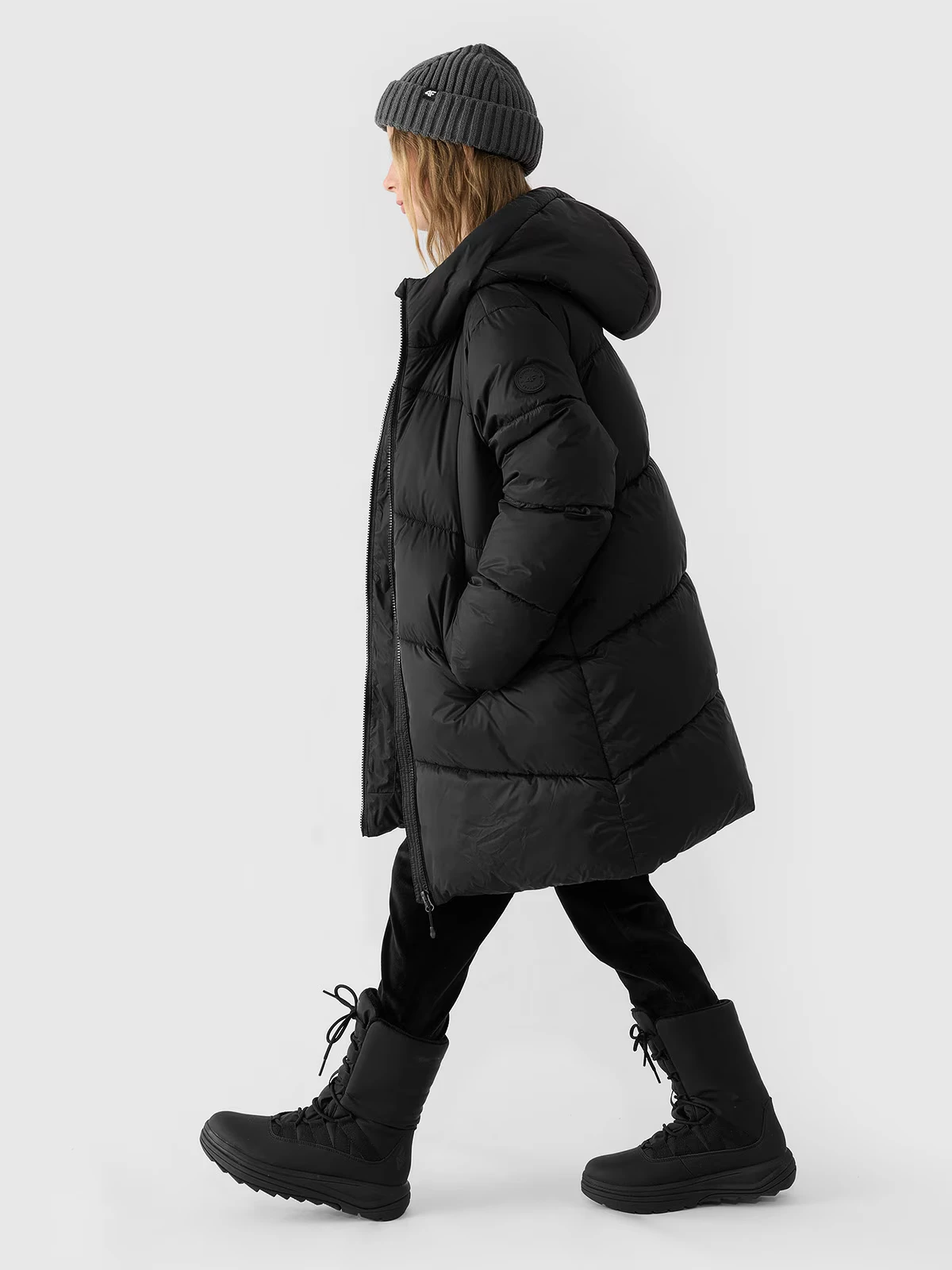 Куртка дитяча DOWN JACKET F455 4FJWAW24TDJAF455-20S 4F 122 Чорний — фото 3