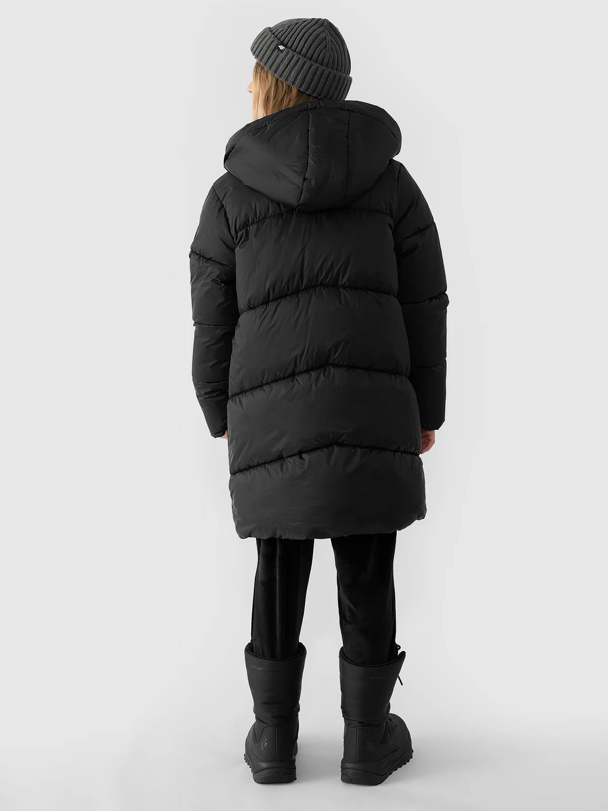 Куртка дитяча DOWN JACKET F455 4FJWAW24TDJAF455-20S 4F 122 Чорний — фото 4