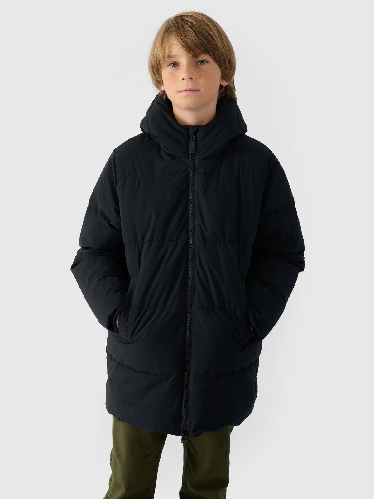 Куртка дитяча Down Jacket M464 4FJWAW24TDJAM464-20S 4F 128 Чорний — фото 2