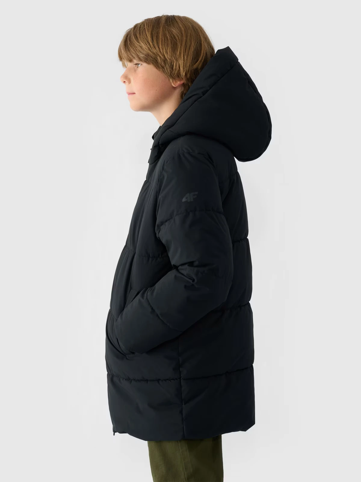 Куртка дитяча Down Jacket M464 4FJWAW24TDJAM464-20S 4F 128 Чорний — фото 3