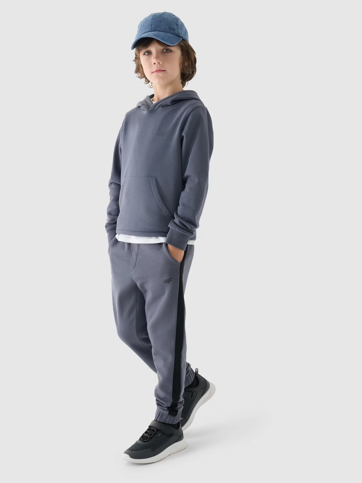 Дитячі спортивні штани TROUSERS CAS M759 4FJWAW24TTROM759-22S 4F 122 Темно-сірий — фото 2