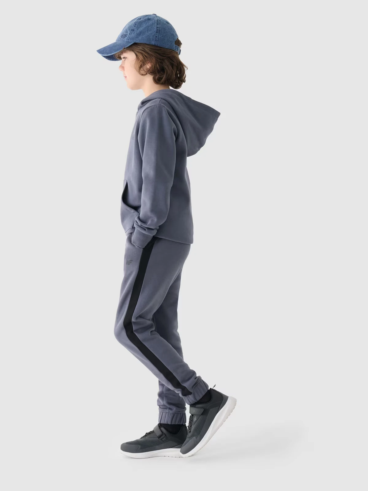 Дитячі спортивні штани TROUSERS CAS M759 4FJWAW24TTROM759-22S 4F 122 Темно-сірий — фото 3