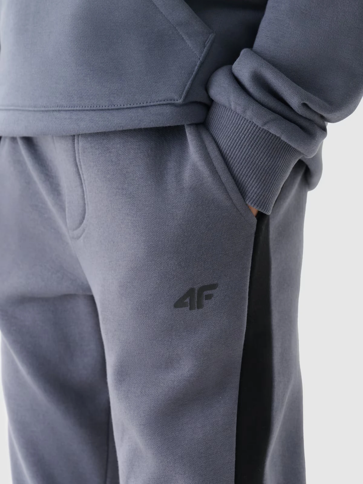Дитячі спортивні штани TROUSERS CAS M759 4FJWAW24TTROM759-22S 4F 122 Темно-сірий — фото 5
