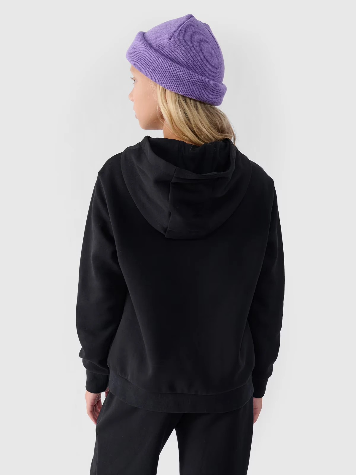 Худі дитяче SWEATSHIRT F1316 4FJWMM00TSWSF1316-20S 4F 128 Чорний — фото 3