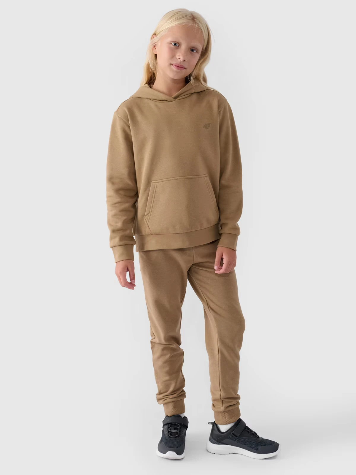 Худі дитяче SWEATSHIRT F1316 4FJWMM00TSWSF1316-83S 4F 134 Коричневий — фото 5