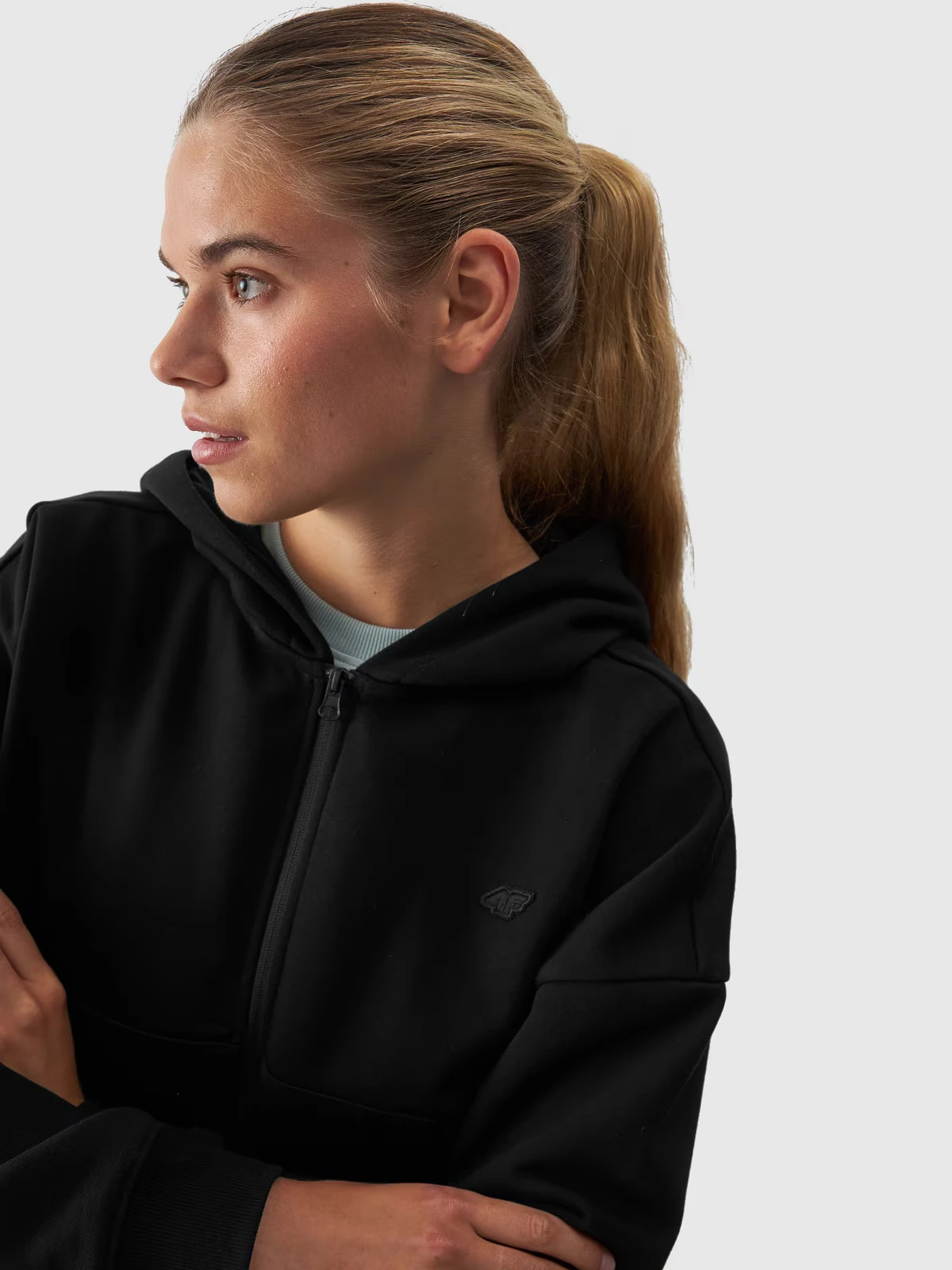 Спортивне худі SWEATSHIRT F1306 4FWAW24TSWSF1306-20S 4F L Чорний — фото 5