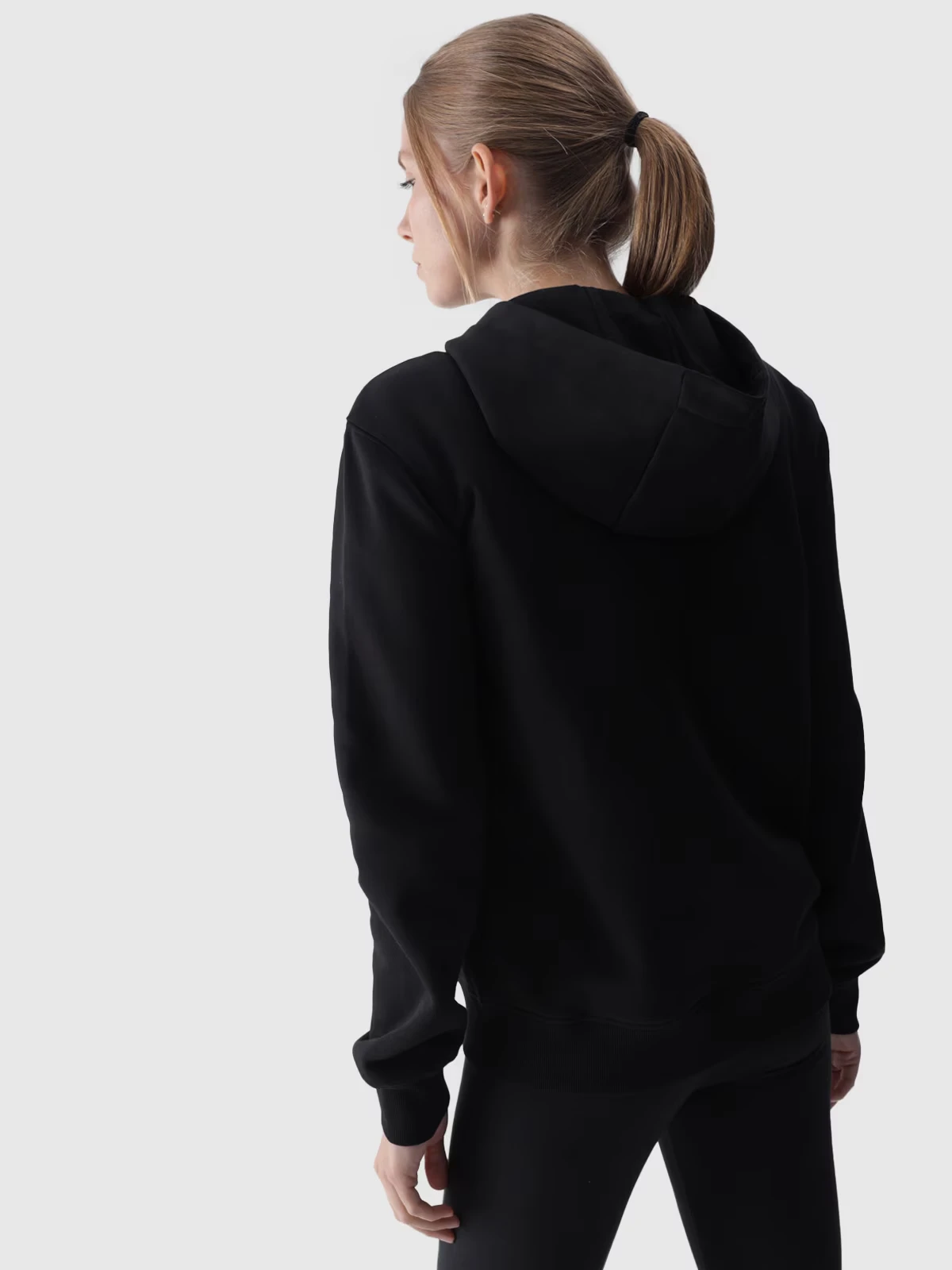 Спортивне худі SWEATSHIRT F1467 4FWMM00TSWSF1467-20S 4F XL Чорний — фото 4