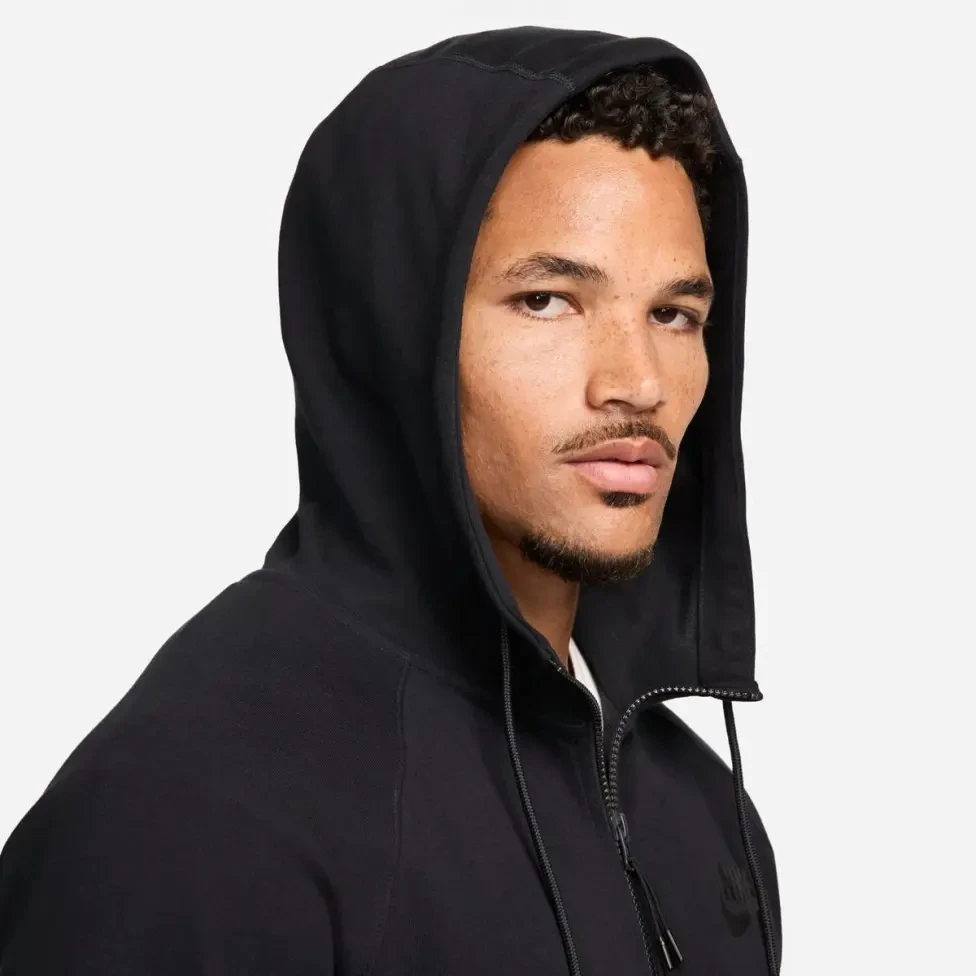 Толстовка M NSW TE FZ FLC HOODIE DD5284-010 Nike 2XL Чорний — фото 4
