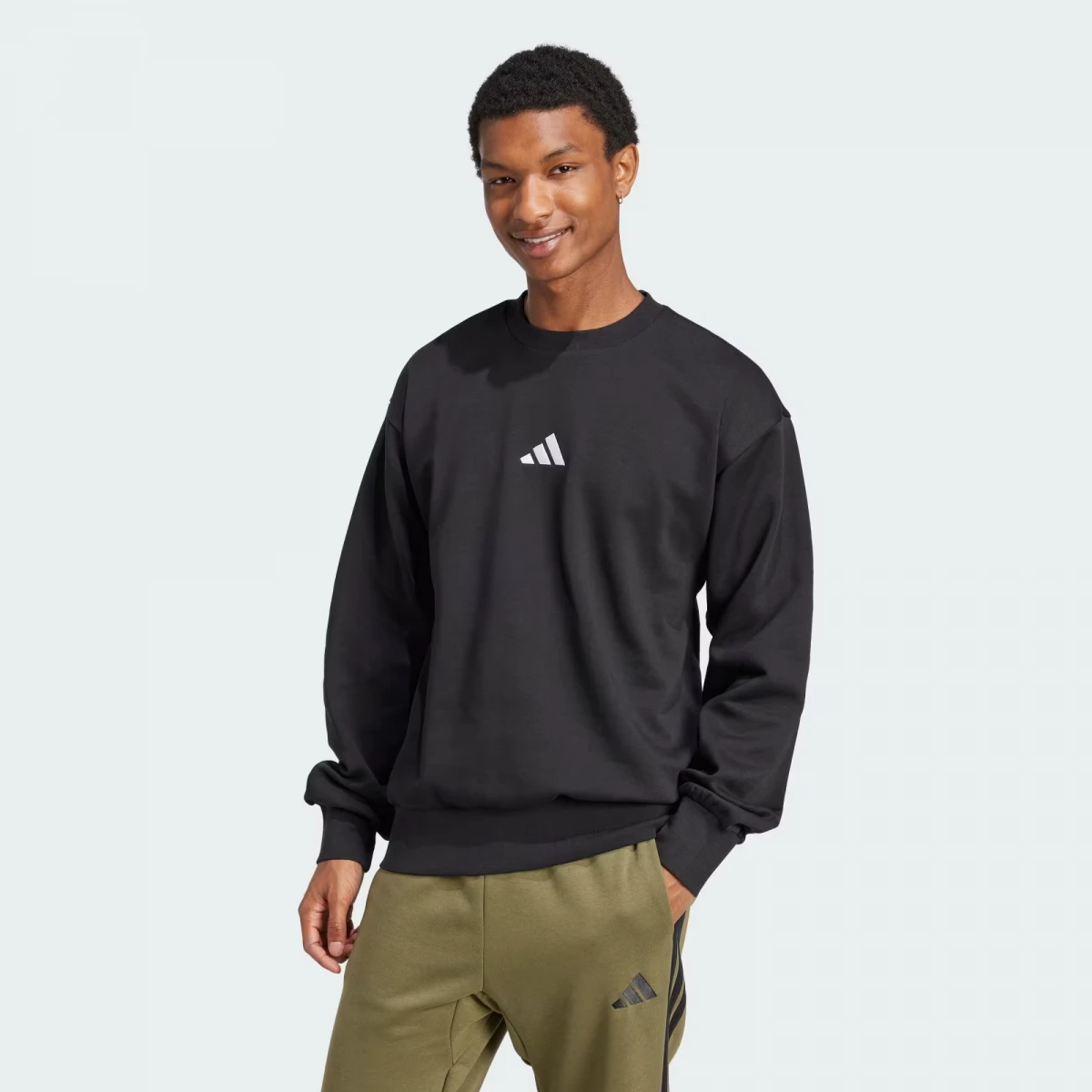 Світшот M FEELCOZY SWT JE3794 Adidas L Чорний — фото 1