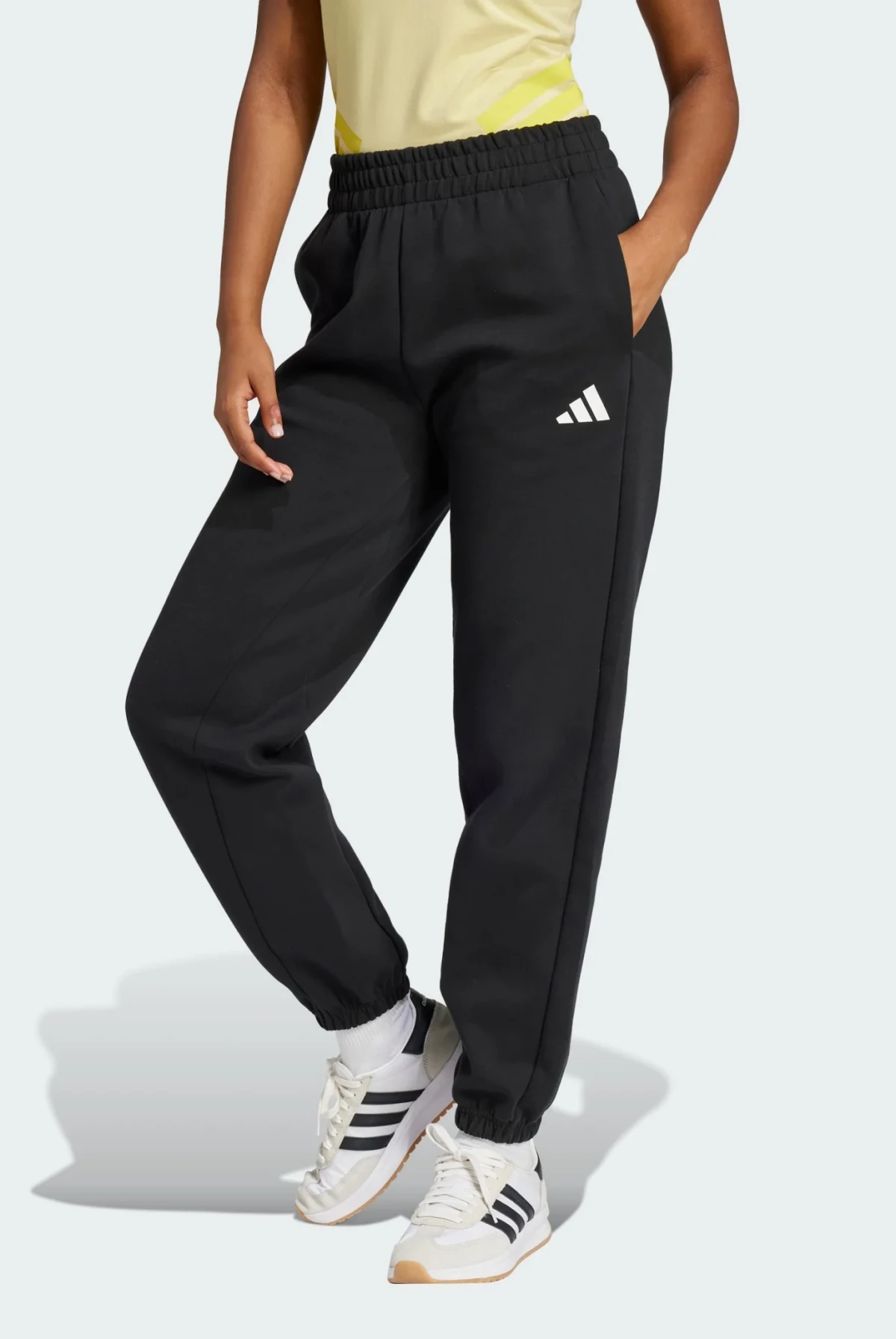 Штани W FI SL PT JE3977 Adidas 2XS Чорний — фото 1