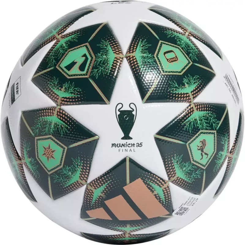 М'яч футбольний UCL PRO JH1279 Adidas 5 Зелений — фото 3